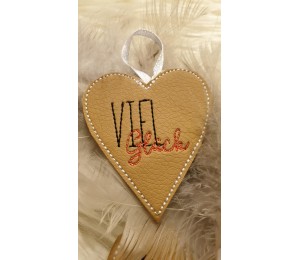 Stickserie ITH - Herz Anhänger Herzenswünsche